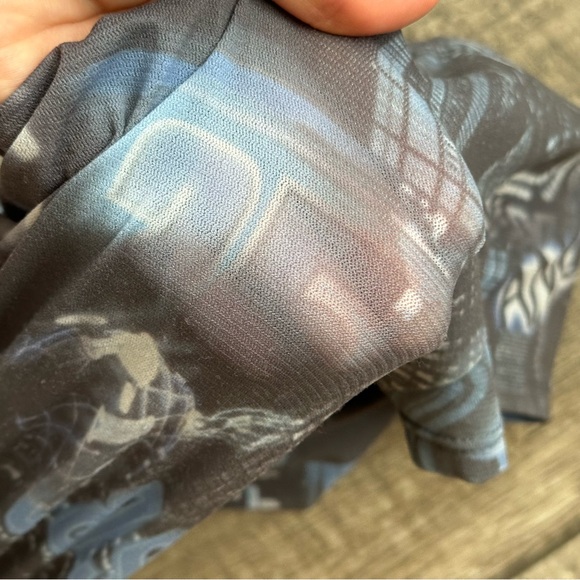 Vintage Y2K mesh top - La Belle - Picture 4 of 6